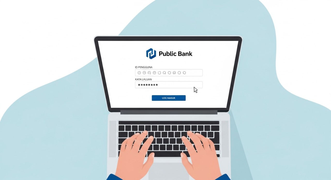 paparan utama selepas log masuk berjaya