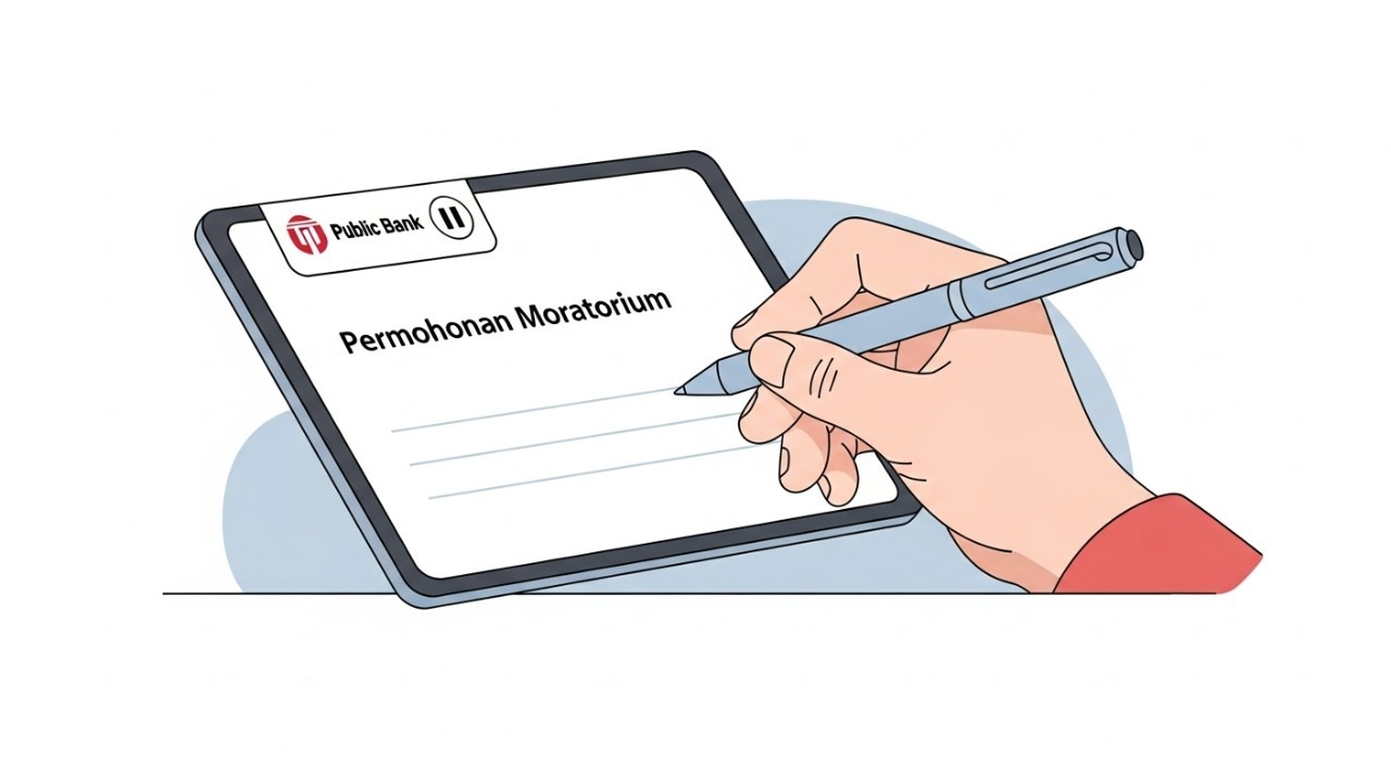 cara memohon moratorium public bank