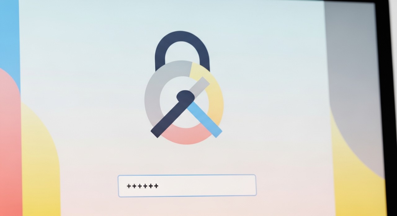 Taktik Pakar Mengatasi Masalah Log Masuk Semak Baki Online 1 Ikon kunci dan kata laluan di skrin komputer yang menunjukkan keselamatan.