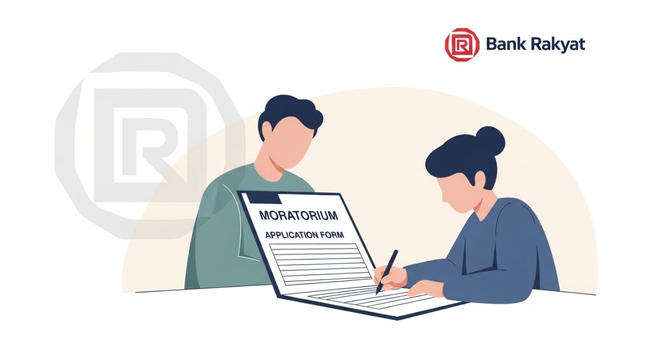 cara mohon moratorium bank rakyat