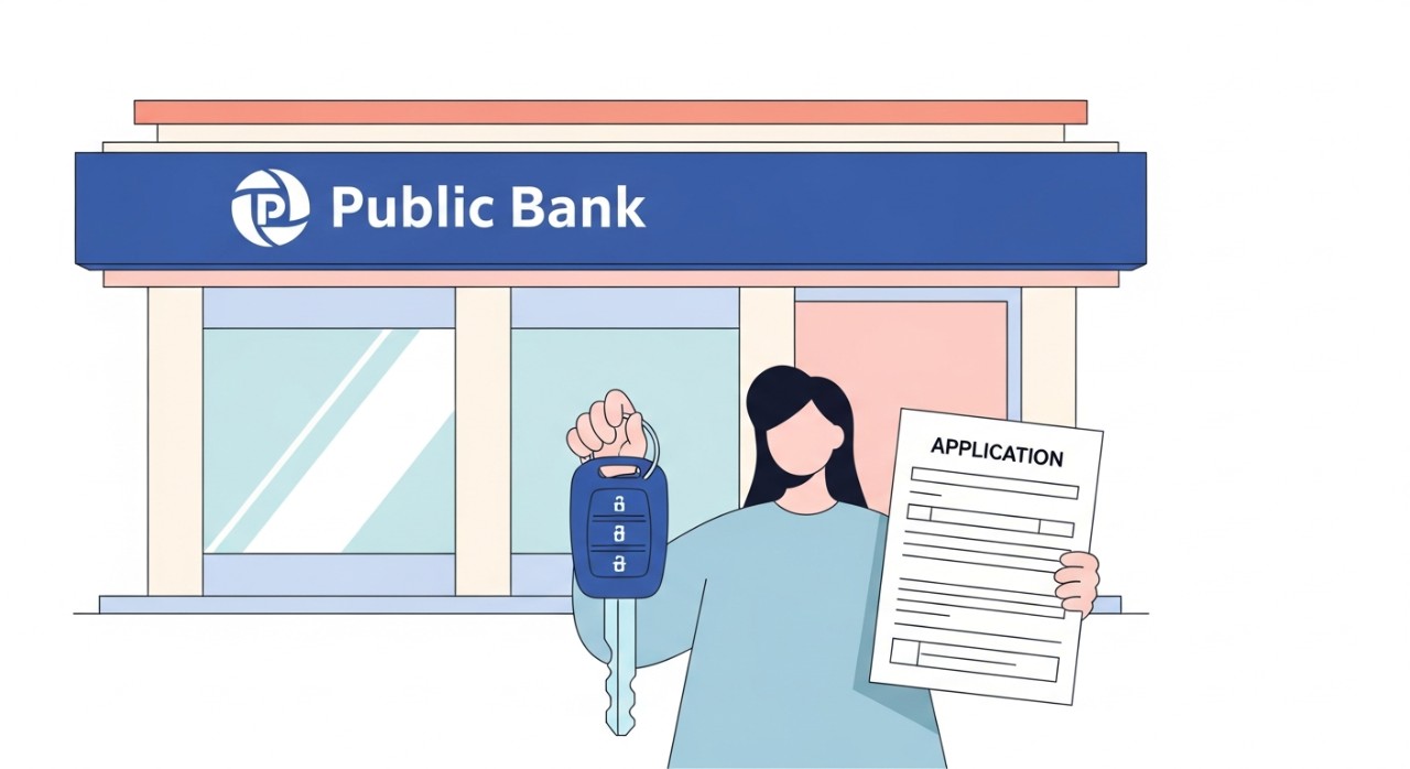 cara mohon pinjaman kereta public bank