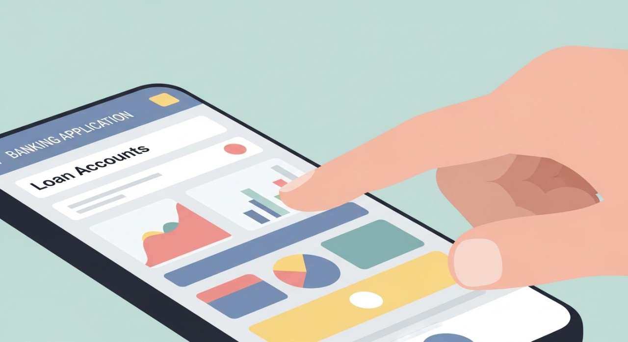 Cara Semak Baki Loan Kereta CIMB (Panduan Lengkap) 1 Paparan skrin aplikasi perbankan mudah alih CIMB yang menunjukkan maklumat akaun pinjaman.