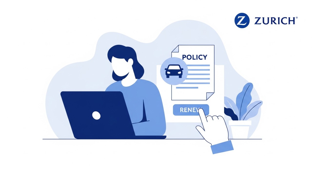 cara renew insurans kereta zurich