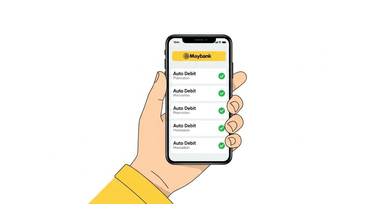 cara semak auto debit maybank