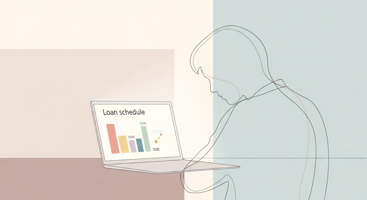 cara semak jadual pinjaman selepas bayaran awal