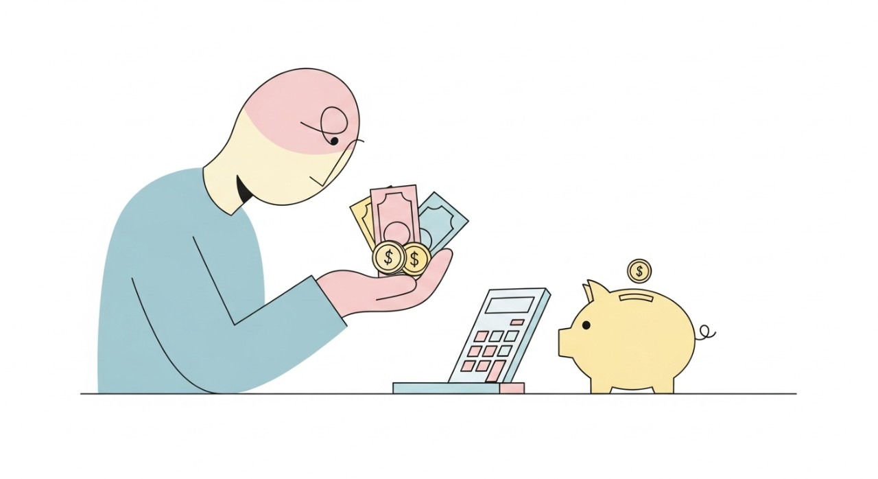 cara simpan duit gaji rendah