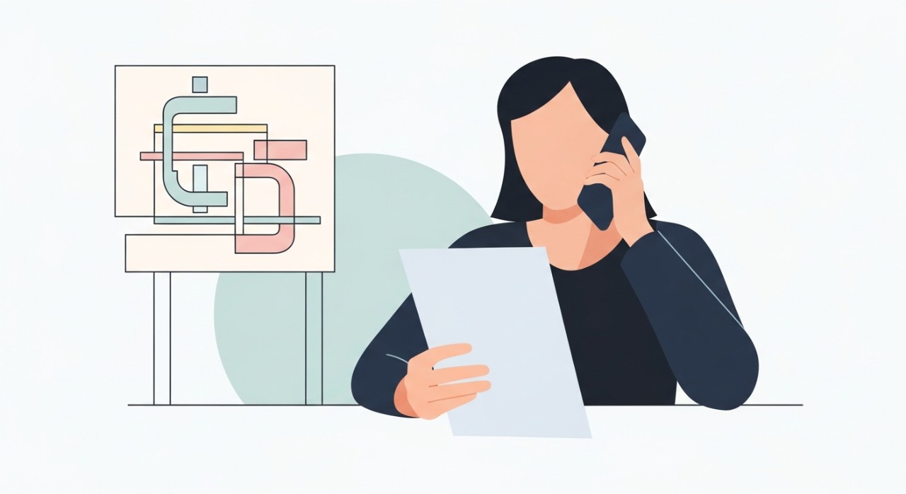 Apa Perlu Buat Baki Pinjaman Salah? Panduan Tepat 1 Seorang pelanggan sedang bercakap dengan wakil khidmat pelanggan bank untuk membetulkan kesilapan baki pinjaman.