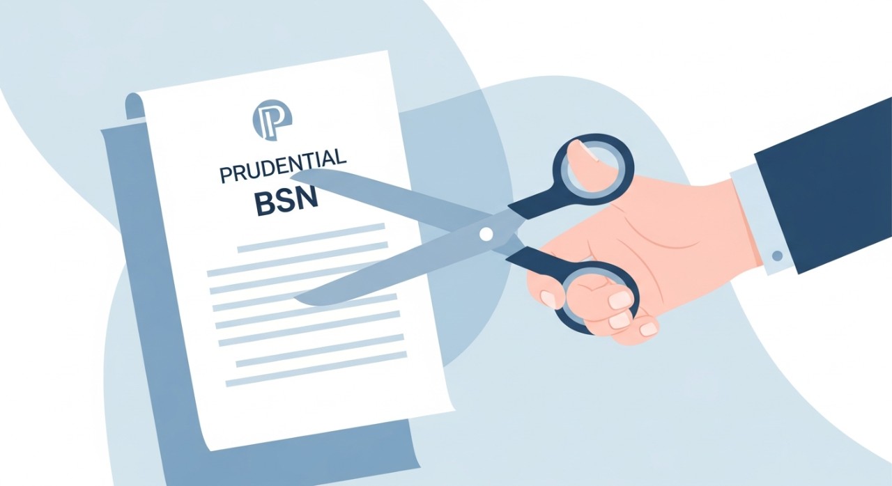 cara terminate insurans prudential bsn