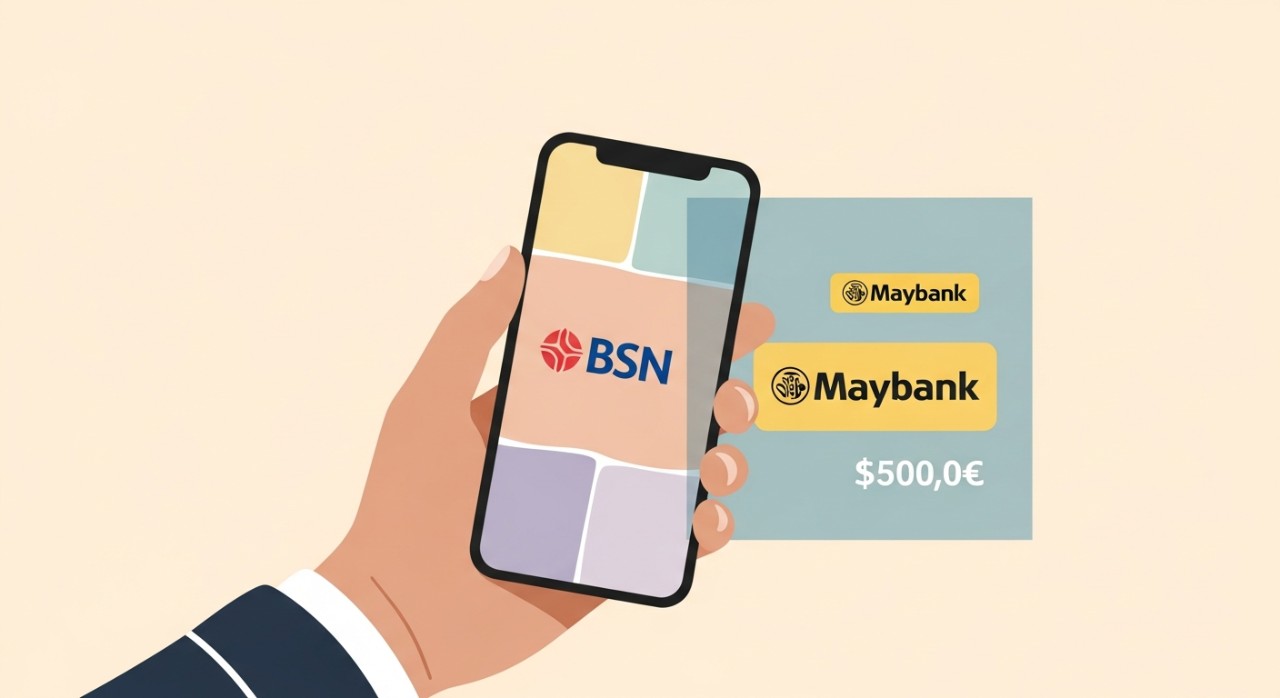 cara transfer duit bsn maybank