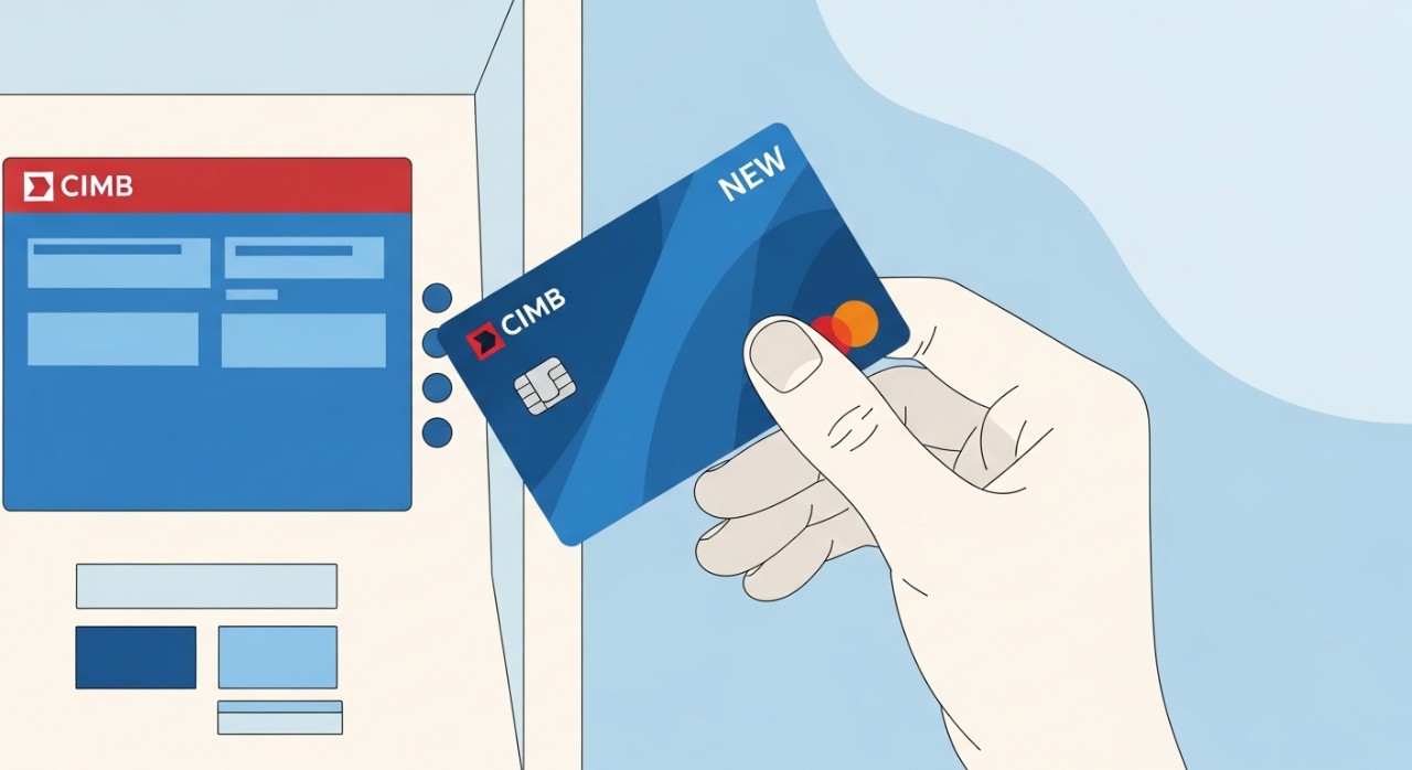 cara tukar kad atm cimb