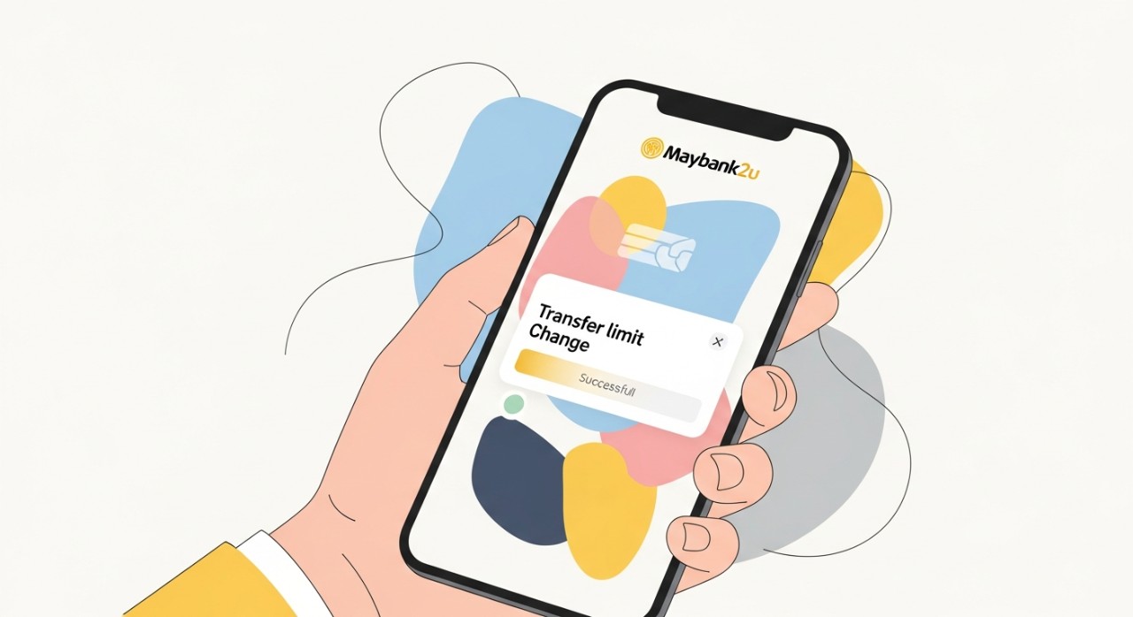 cara tukar transfer limit maybank2u