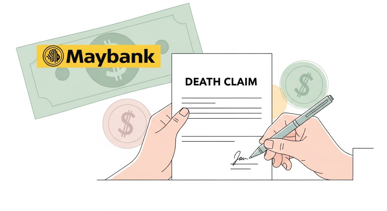 cara tuntut khairat kematian maybank