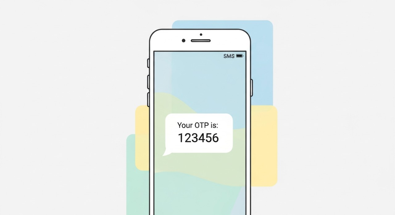 Panduan Lengkap Cara Tukar No Telefon BSN (MyBSN) 1 Skrin telefon pintar menunjukkan notifikasi kod pengesahan satu kali (OTP) yang diterima melalui mesej.