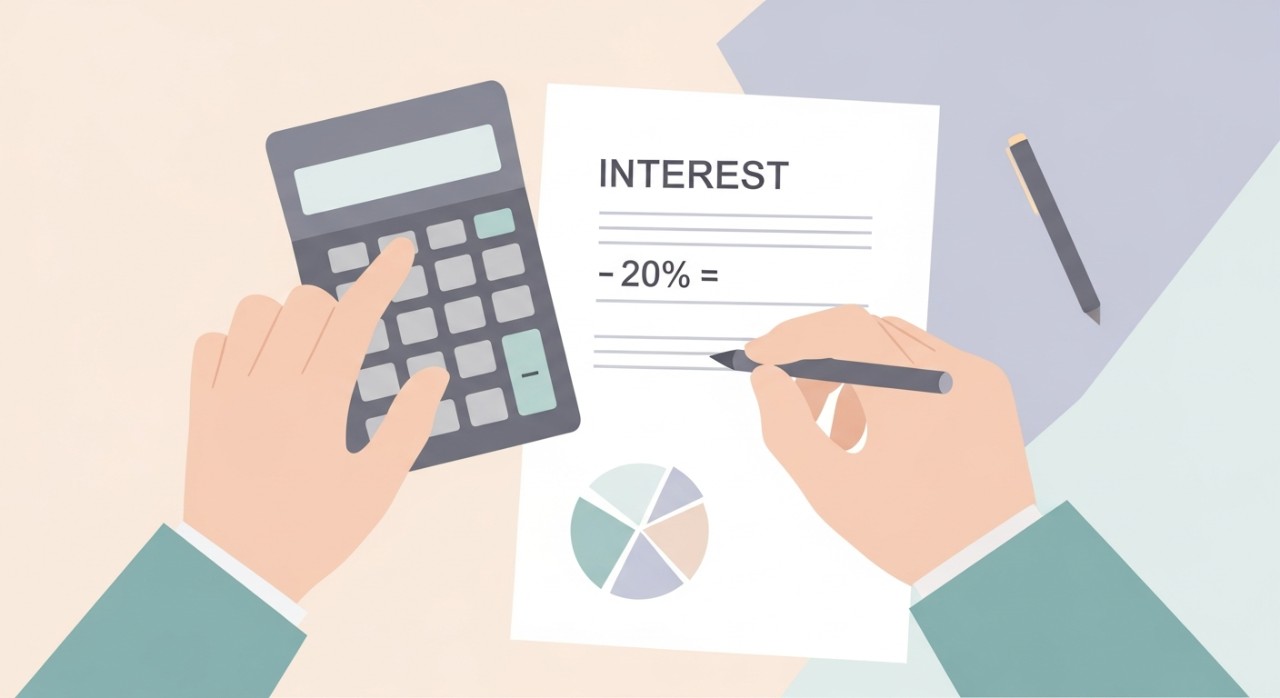 formula faedah atas baki pinjaman