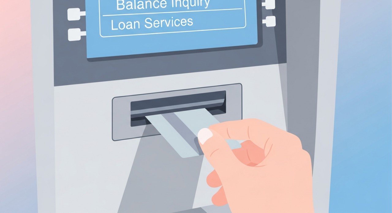 fungsi semak baki pinjaman di atm