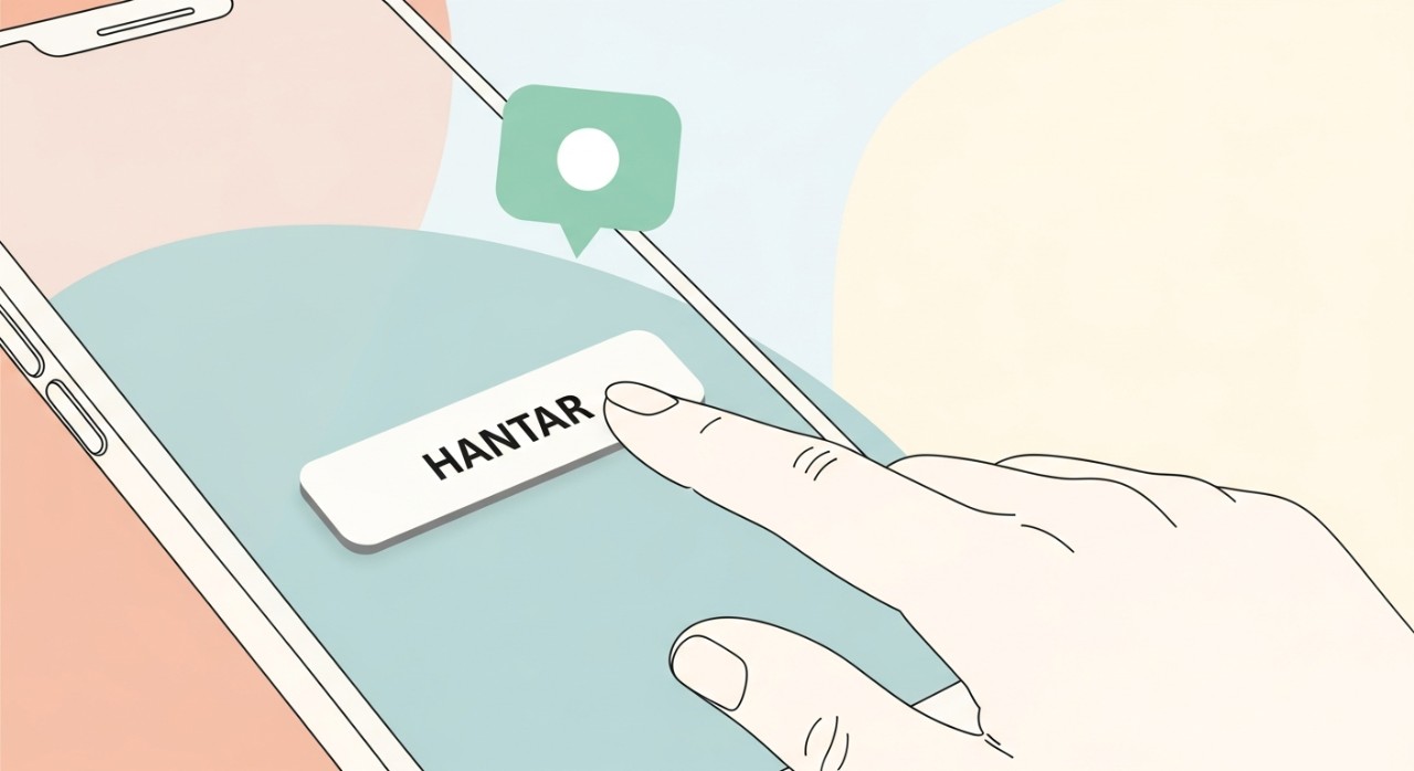 Cara Memohon Moratorium Public Bank: Panduan Lengkap 1 Tangan menekan butang hantar pada skrin telefon bimbit untuk memuktamadkan permohonan moratorium.