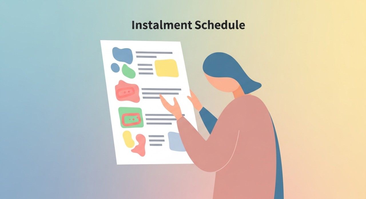 istilah dalam jadual ansuran