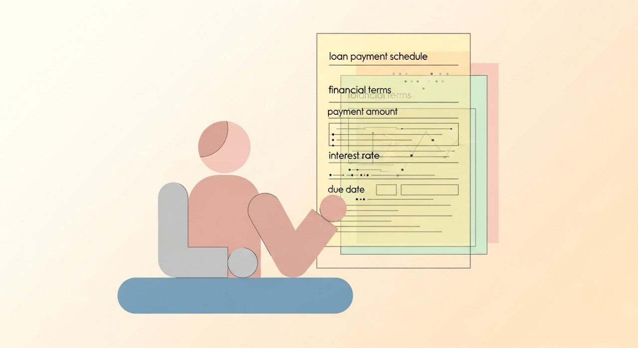 istilah penting jadual pinjaman