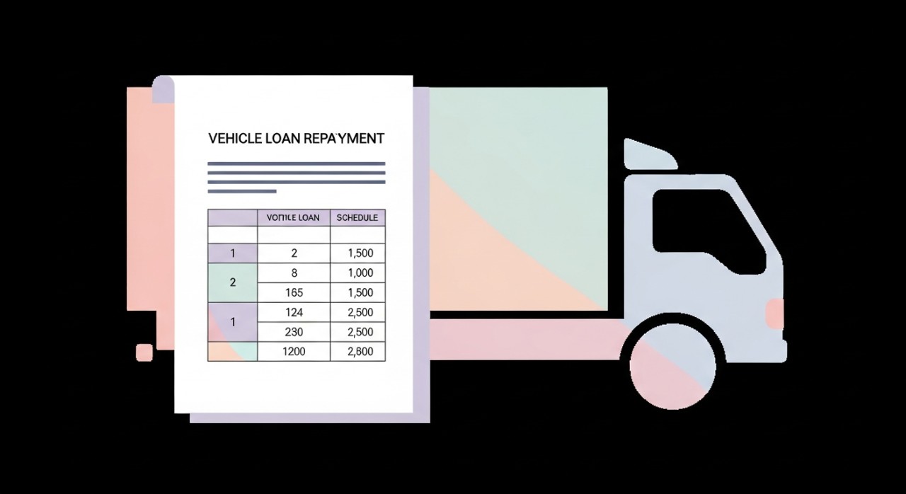 jadual bayaran balik pinjaman kenderaan untuk lori