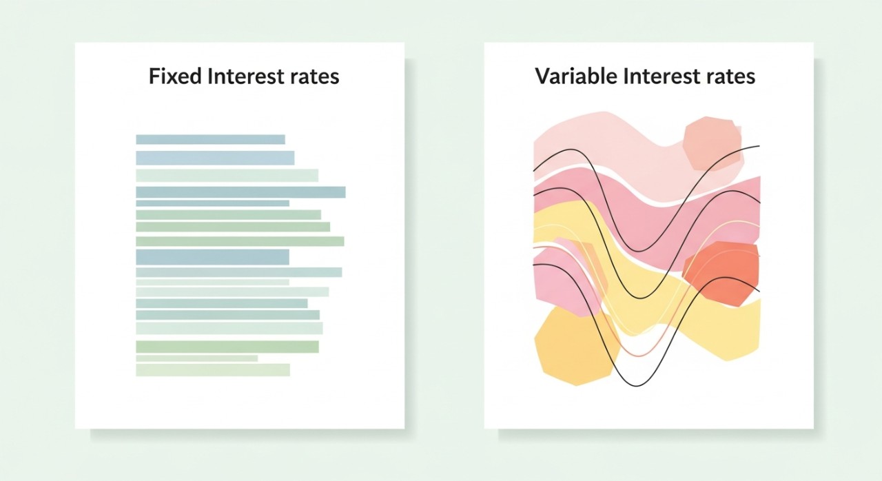 jadual pinjaman fixed vs variable rate