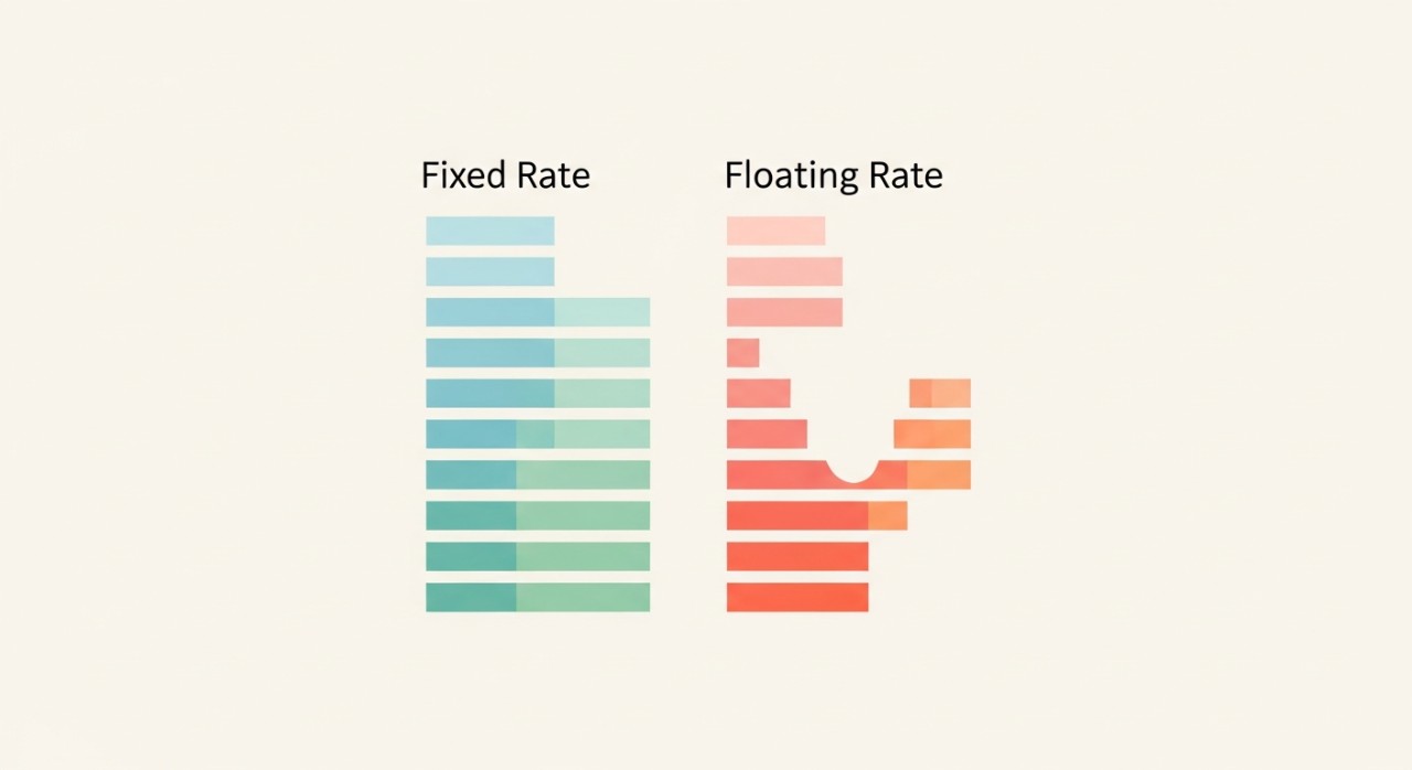 jadual pinjaman kadar tetap vs terapung