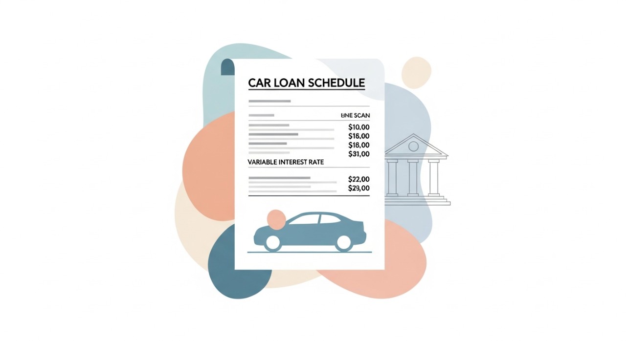 jadual pinjaman kenderaan bank faedah berubah