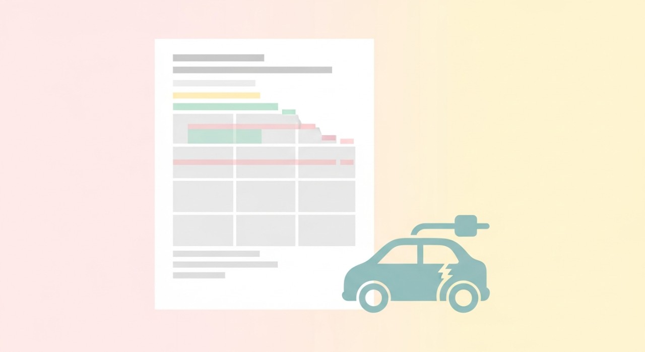 jadual pinjaman kenderaan elektrik tanpa penjamin