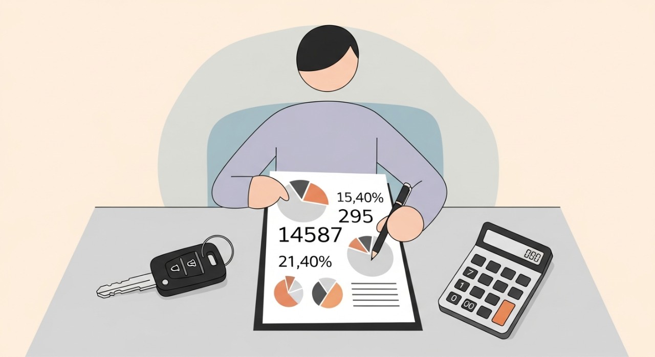 jadual pinjaman kenderaan faedah berubah dari syarikat kewangan