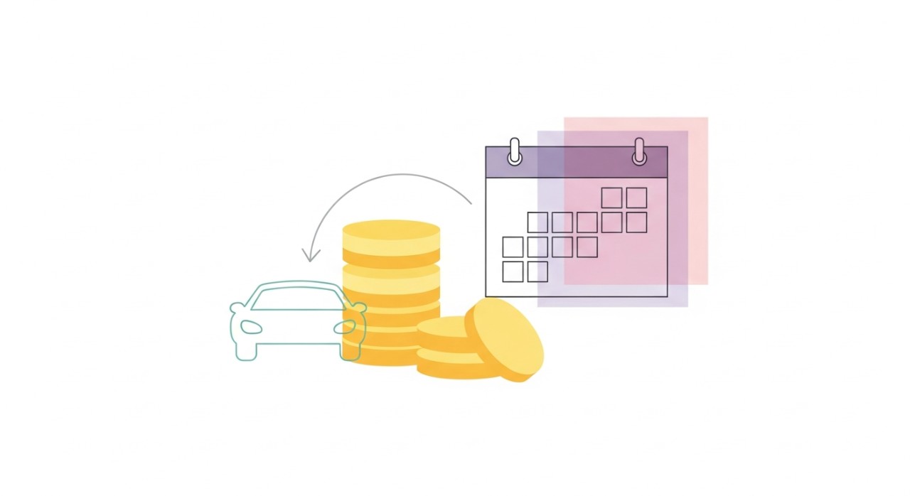 jadual pinjaman kenderaan faedah tetap dengan tempoh pendek