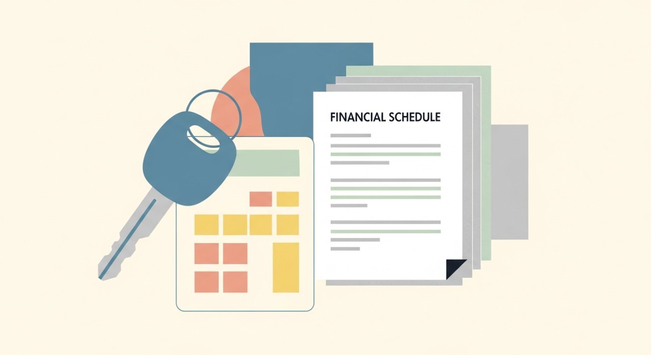 jadual pinjaman kenderaan islamik dengan ijarah