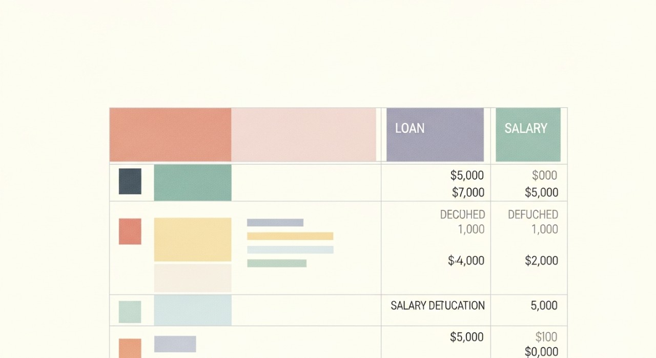 jadual pinjaman koperasi jenis potongan gaji