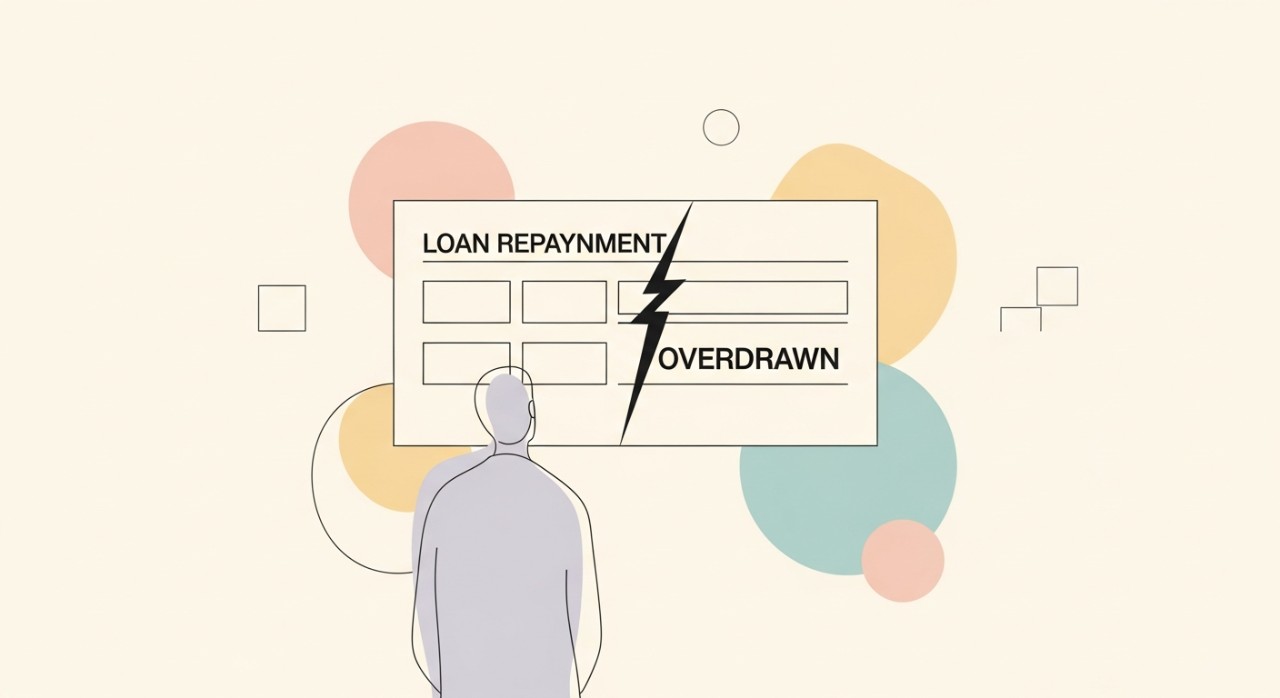 jadual pinjaman overdrawn