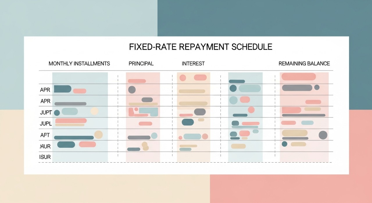 jadual pinjaman rumah kadar tetap