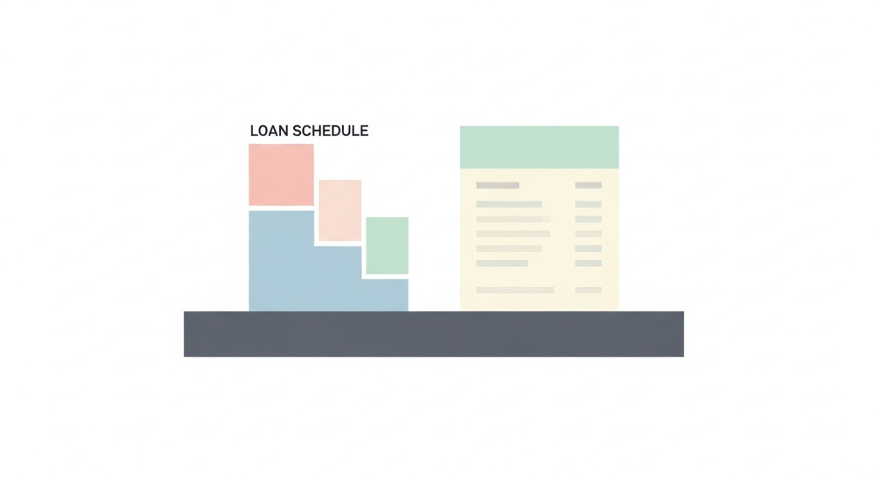 jadual pinjaman vs penyata bank