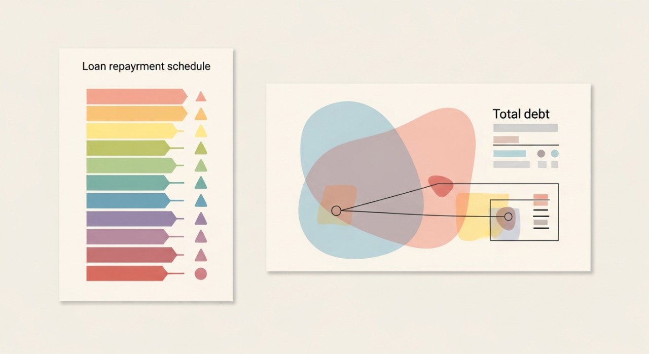 jadual pinjaman vs penyata hutang
