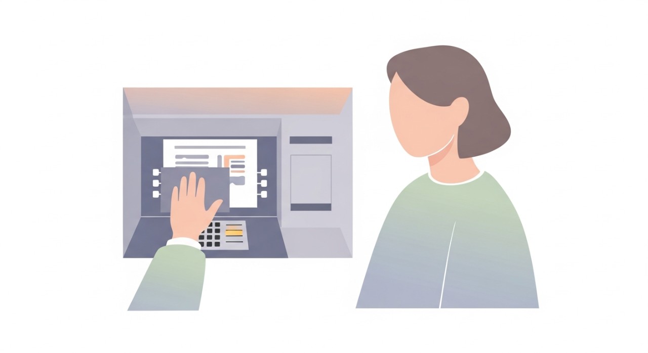 keselamatan semak baki di mesin atm