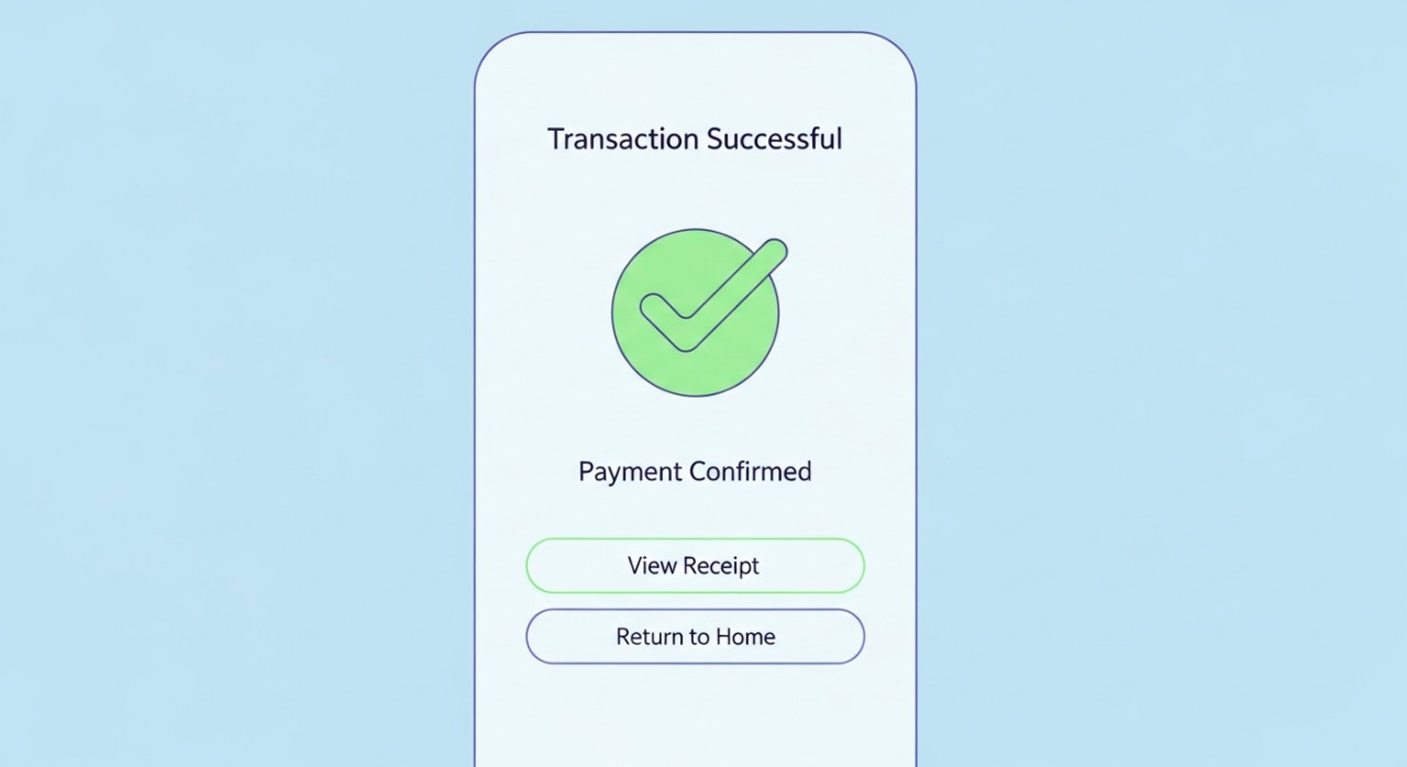 Panduan Lengkap Cara Bayar AEON Credit BSN Terkini 1 Skrin telefon pintar menunjukkan proses pembayaran bil melalui aplikasi perbankan online.