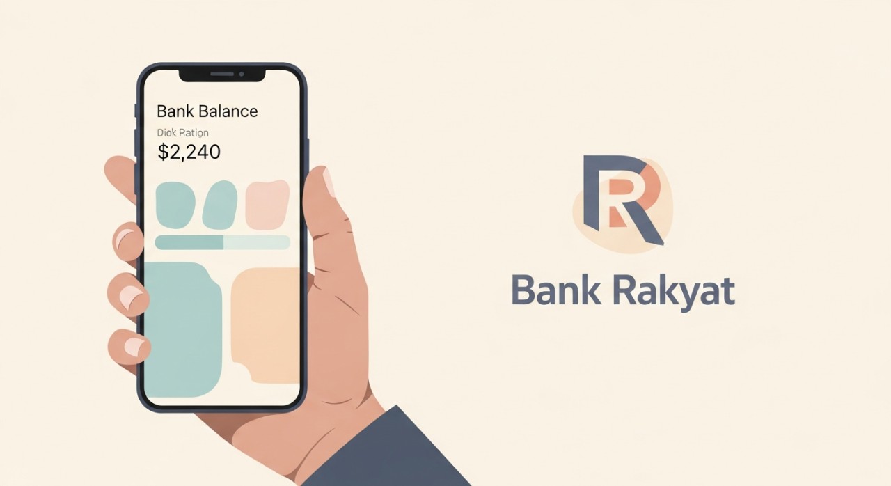 langkah mudah semak baki bank rakyat