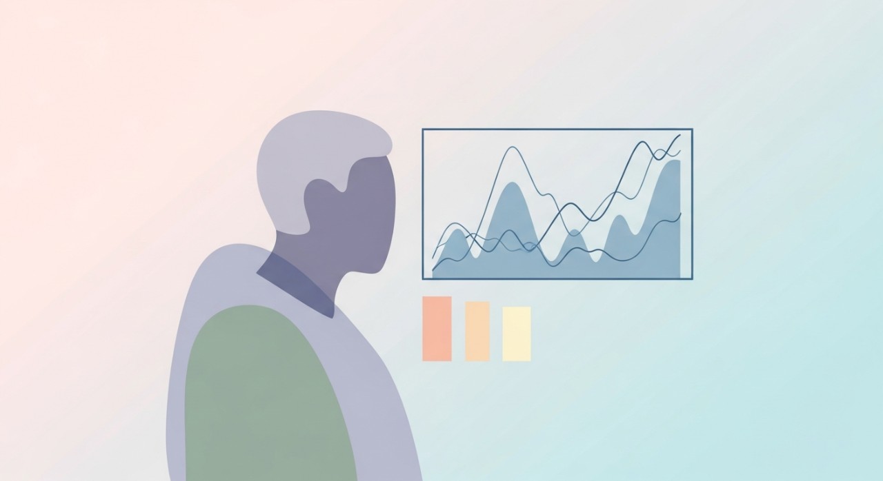 Kira Kadar Faedah Jadual Pinjaman Peribadi Terkini 2026 1 Seorang individu sedang meneliti graf atau carta kadar faedah pinjaman.