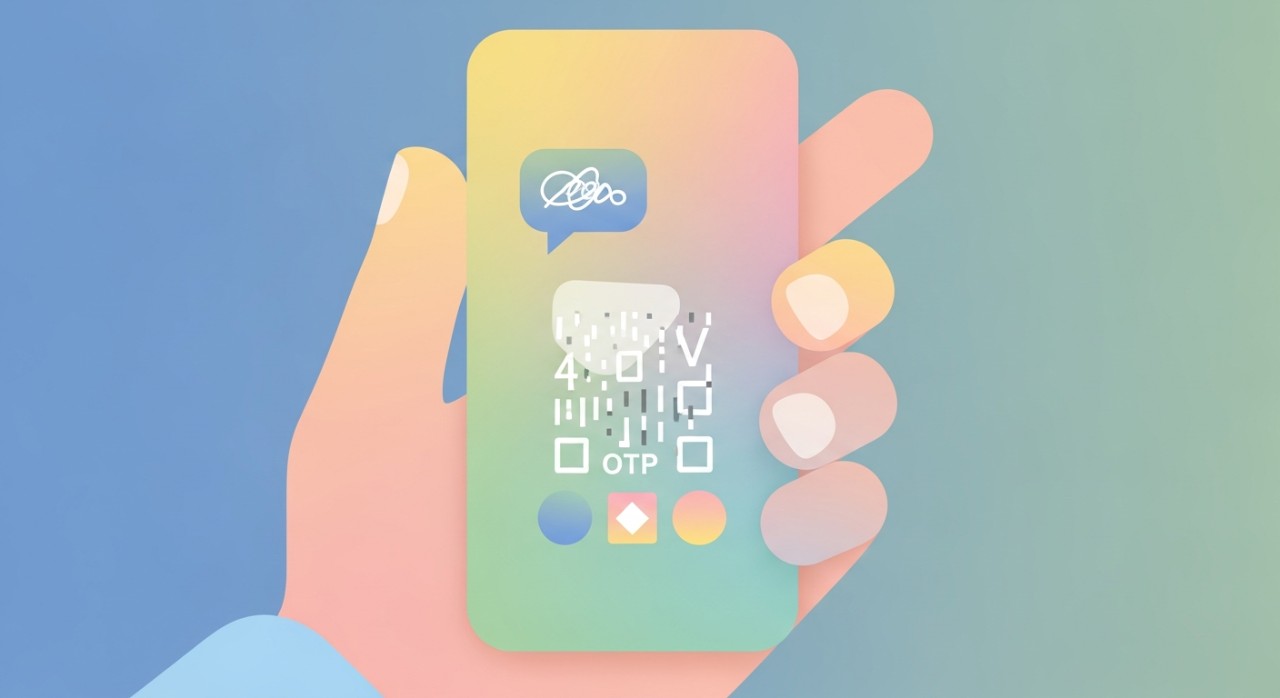 Cara Kemaskini No Telefon ASB: Panduan Penuh dan Terbaru 1 Tangan memegang telefon pintar yang memaparkan skrin notifikasi kod pengesahan SMS (OTP).