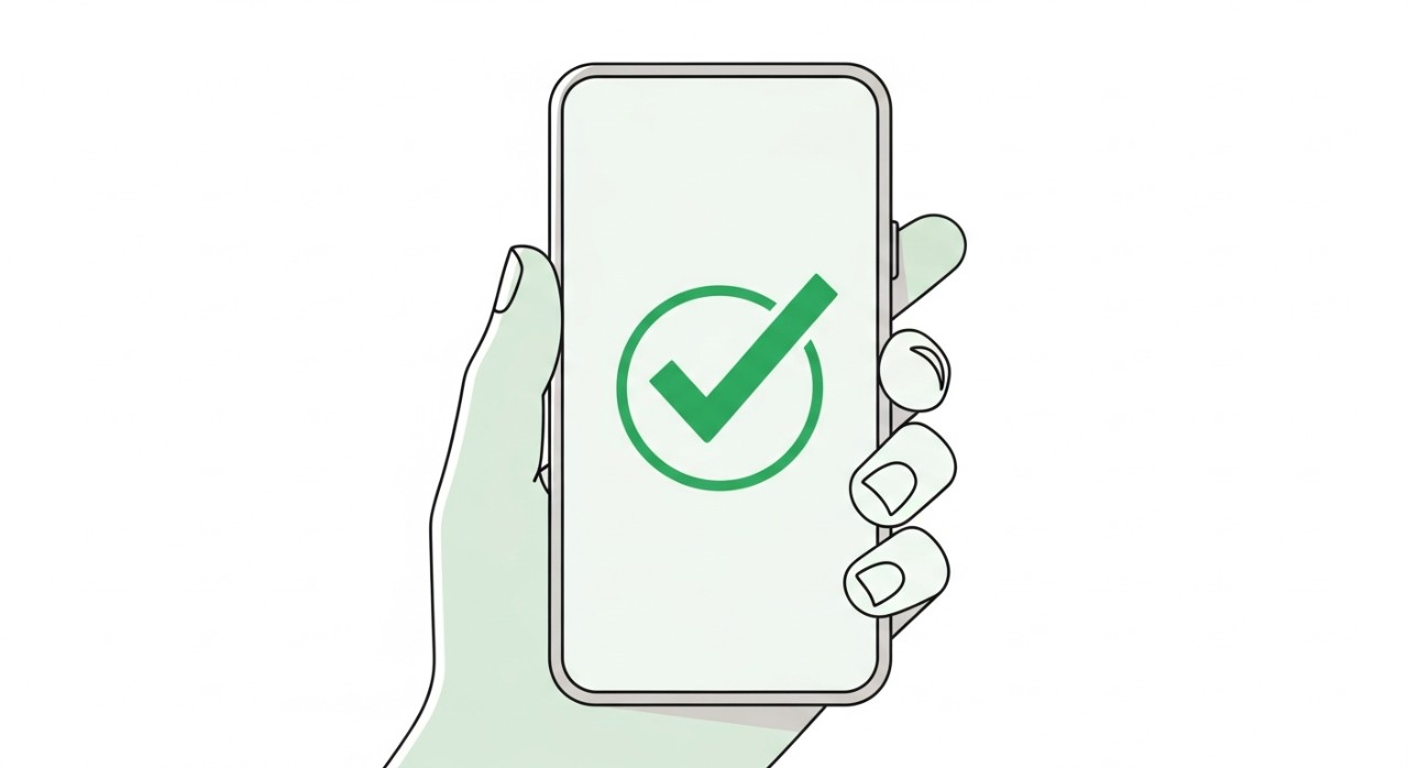 Cara Daftar i Msecure Bank Muamalat: Panduan Lengkap 1 Tangan memegang telefon bimbit yang memaparkan notifikasi pengesahan transaksi berjaya.