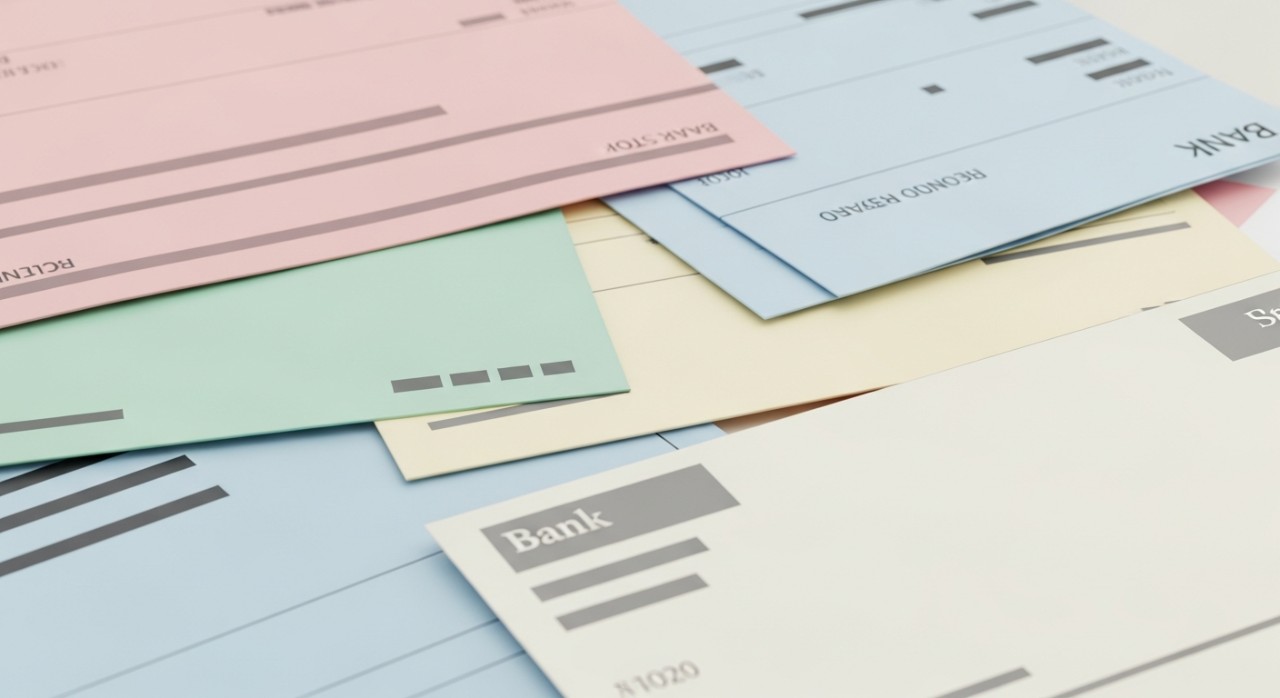 Cara Sediakan Dokumen Semak Baki yang Tepat & Lulus Cepat 1 Timbunan dokumen penyata bank dan penyata kewangan lain yang tersusun rapi di atas meja.