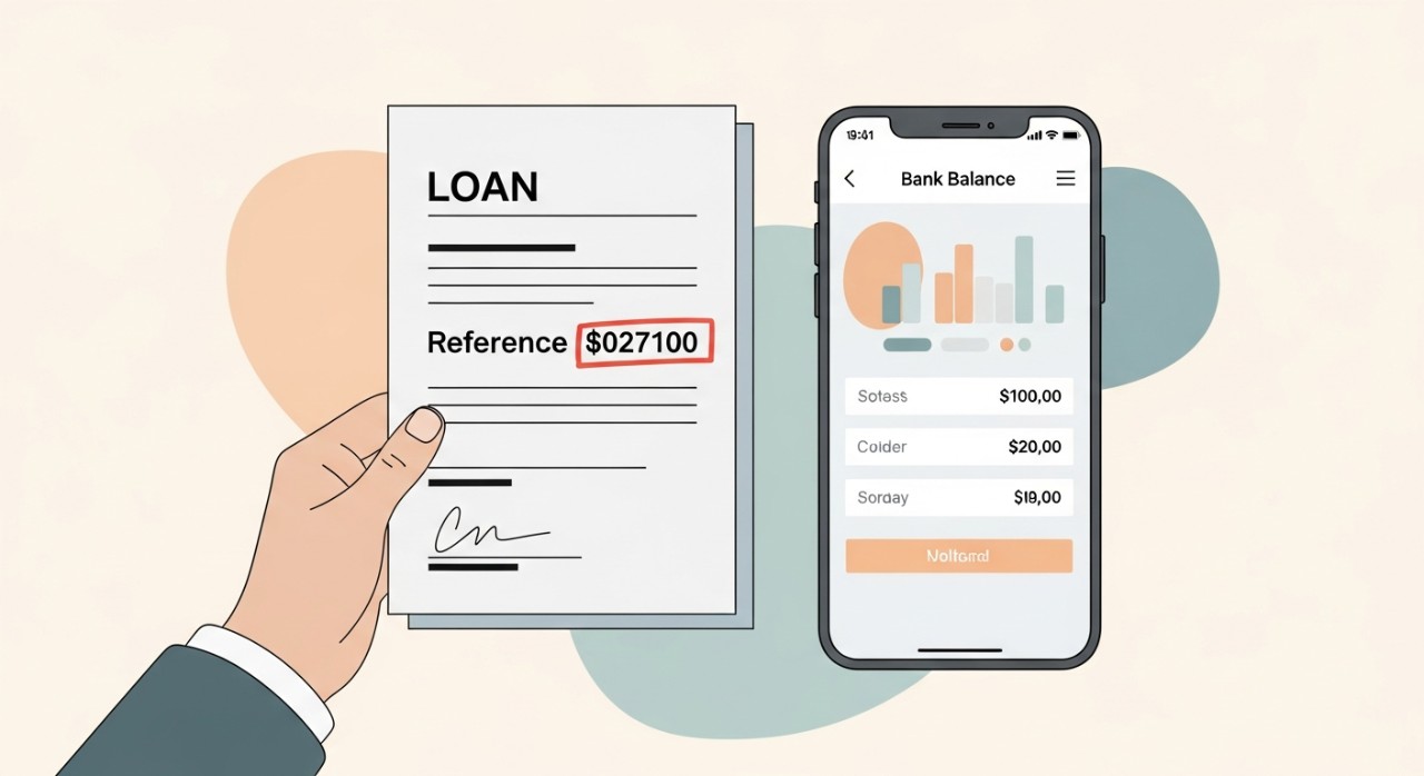 nombor rujukan pinjaman untuk semak baki