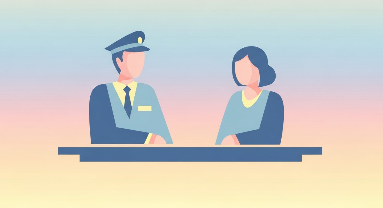 Seorang pegawai Bank Islam sedang menerangkan terma dan syarat permohonan moratorium kepada seorang pelanggan.