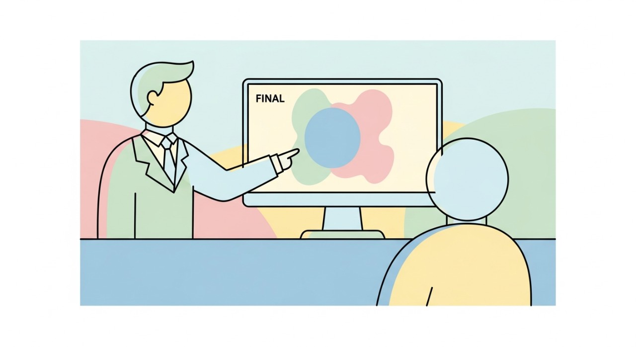 Panduan Lengkap Baki Penyelesaian Pinjaman Perumahan 2026 1 Seorang pegawai bank menunjukkan angka akhir baki pinjaman perumahan kepada pelanggan di skrin komputer.