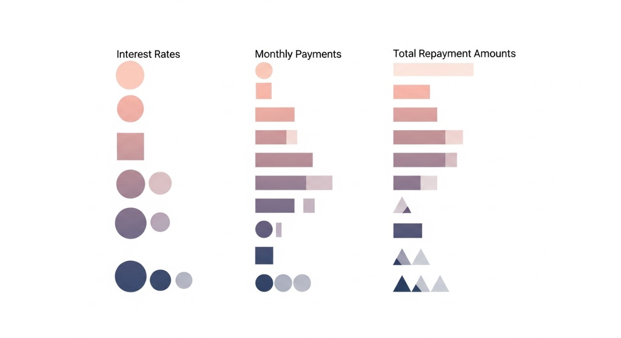 perbandingan jadual pinjaman bank