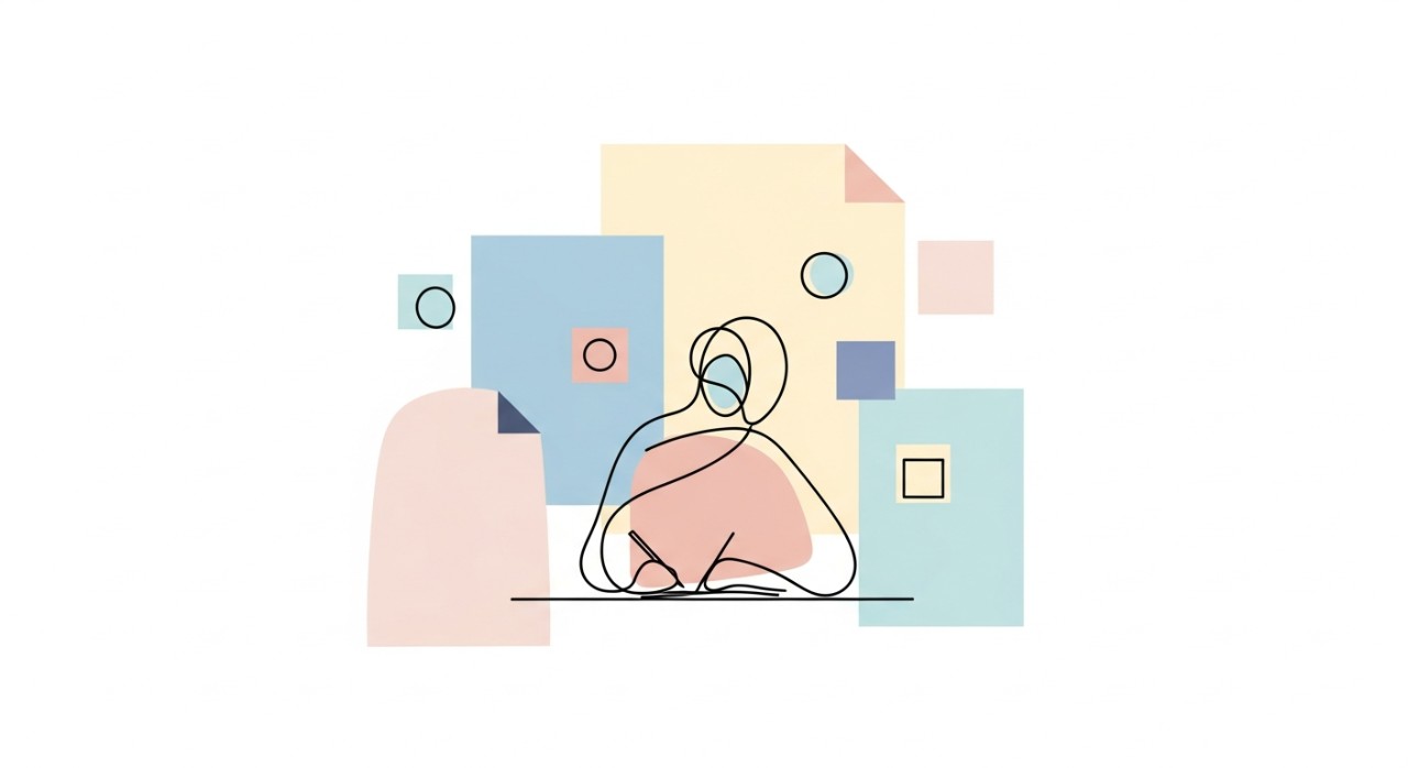 Rahsia Berkomunikasi: Cara Minta Duit yang Sopan & Berkesan 1 Seseorang sedang menyusun dokumen dan mencatat poin-poin penting sebagai persiapan sebelum mengajukan permintaan kewangan.