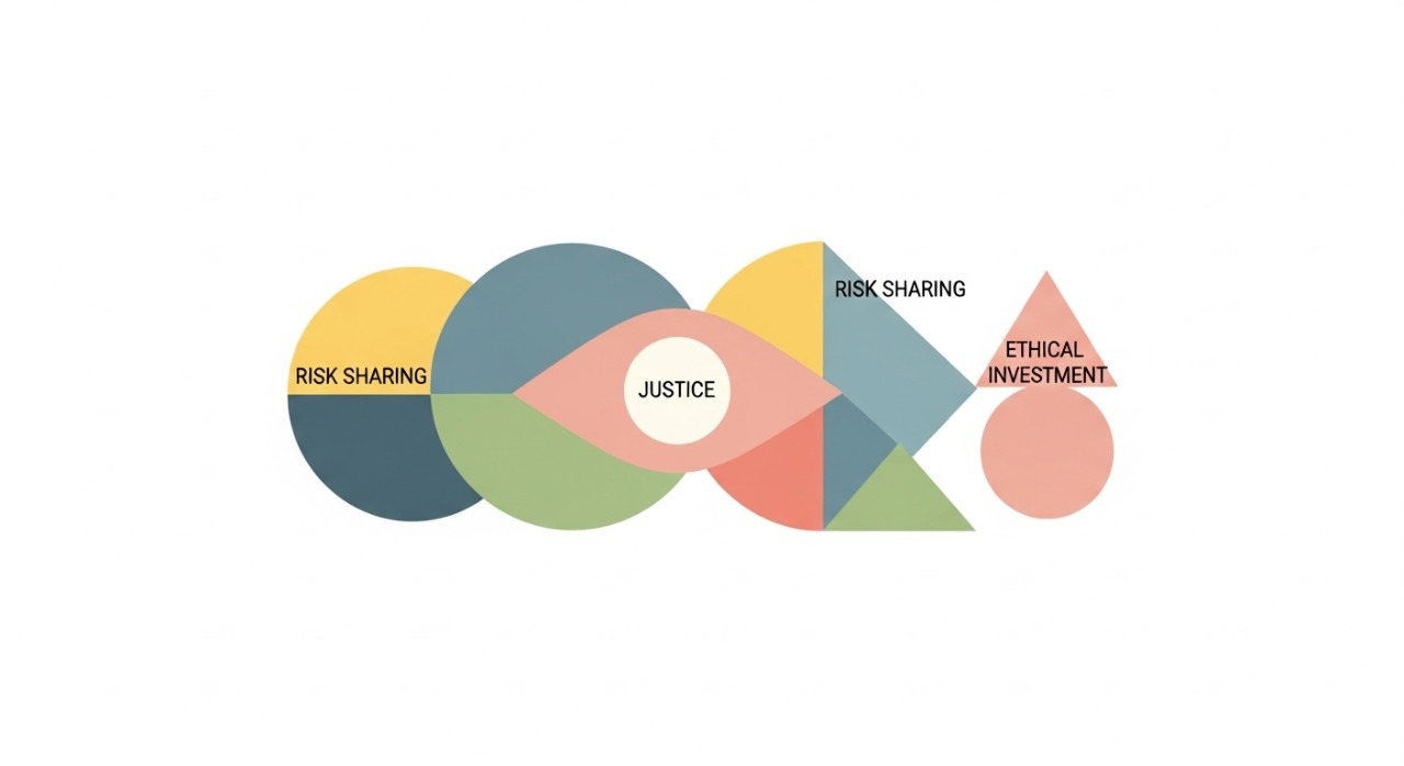 Memahami Pengiraan Keuntungan Bank Islamik 2026 1 Diagram yang menggambarkan prinsip-prinsip utama dan etika dalam pengiraan keuntungan perbankan Islam.