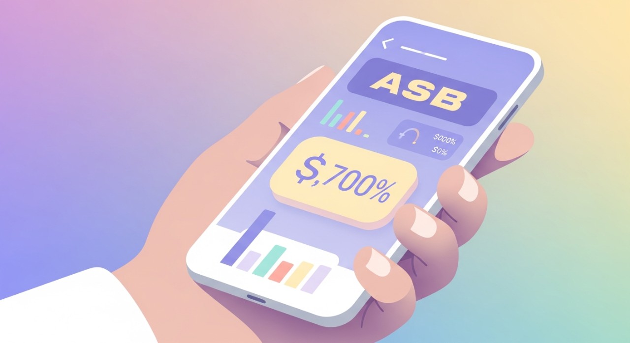 Panduan Lengkap Cara Simpan Duit ASB Online 1 Paparan skrin telefon pintar menunjukkan jumlah baki terkini dalam akaun Amanah Saham Bumiputera (ASB).