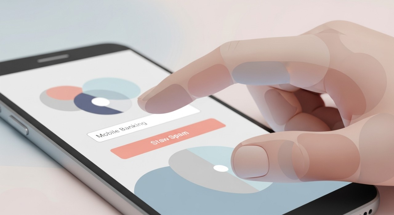 Langkah Mudah Semak Baki Bank Rakyat Terkini 2026 1 Skrin telefon memaparkan langkah-langkah untuk log masuk ke aplikasi perbankan Bank Rakyat.